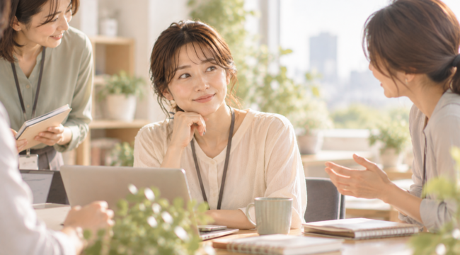 周囲から期待される「いい人」の役割と、自分の気持ちの間で立ち止まる人のイメージ